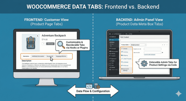 WooCommerce data tabs